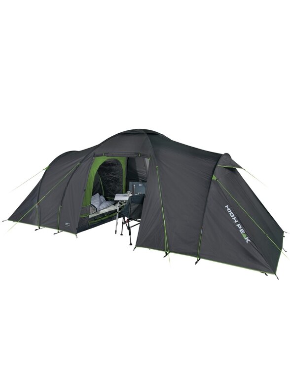 Palapinė High Peak Como 4.0 pilkai-žalia 10260 1 Palapinė High Peak Como 4.0 pilkai-žalia 10260 1
