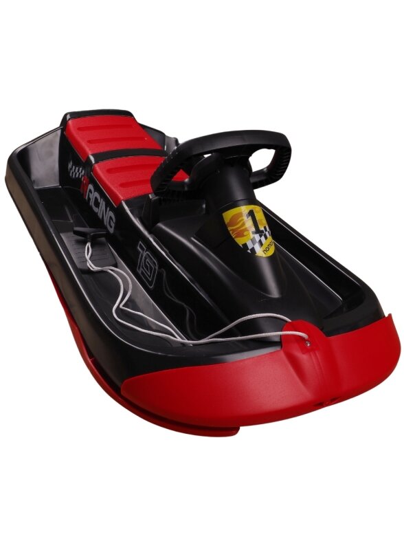 Hamax Sno Racing slidinėjimo sniegbačiai juodos ir raudonos spalvos 505524 1