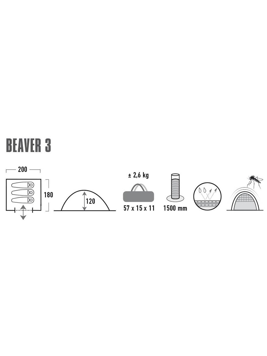 Namiot High Peak Beaver 3 10322 5 Namiot High Peak Beaver 3 10322 5