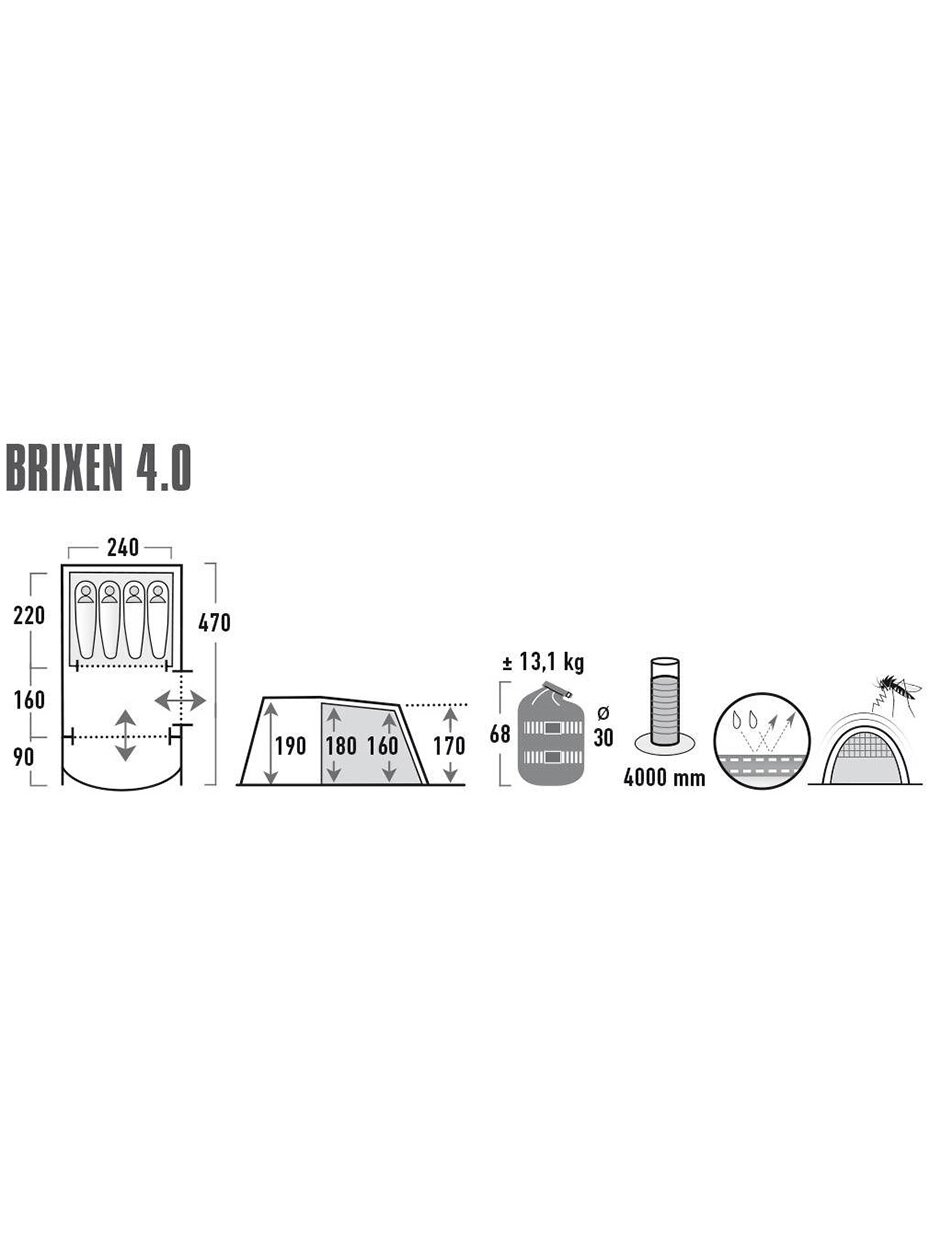 High Peak Brixen 4.0 palapinė 11815 7