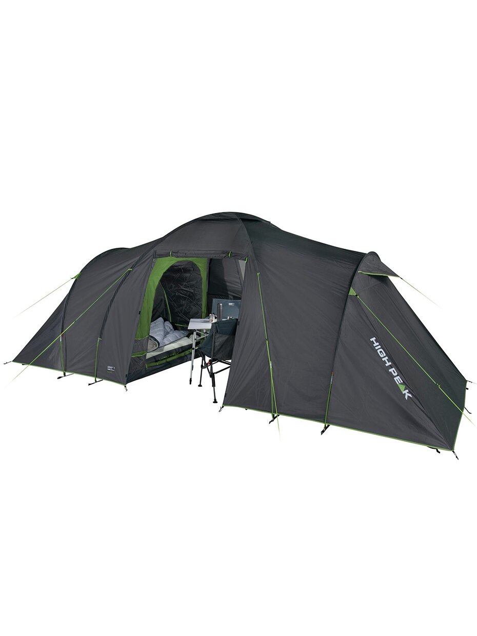 Palapinė High Peak Como 4.0 pilkai-žalia 10260 1