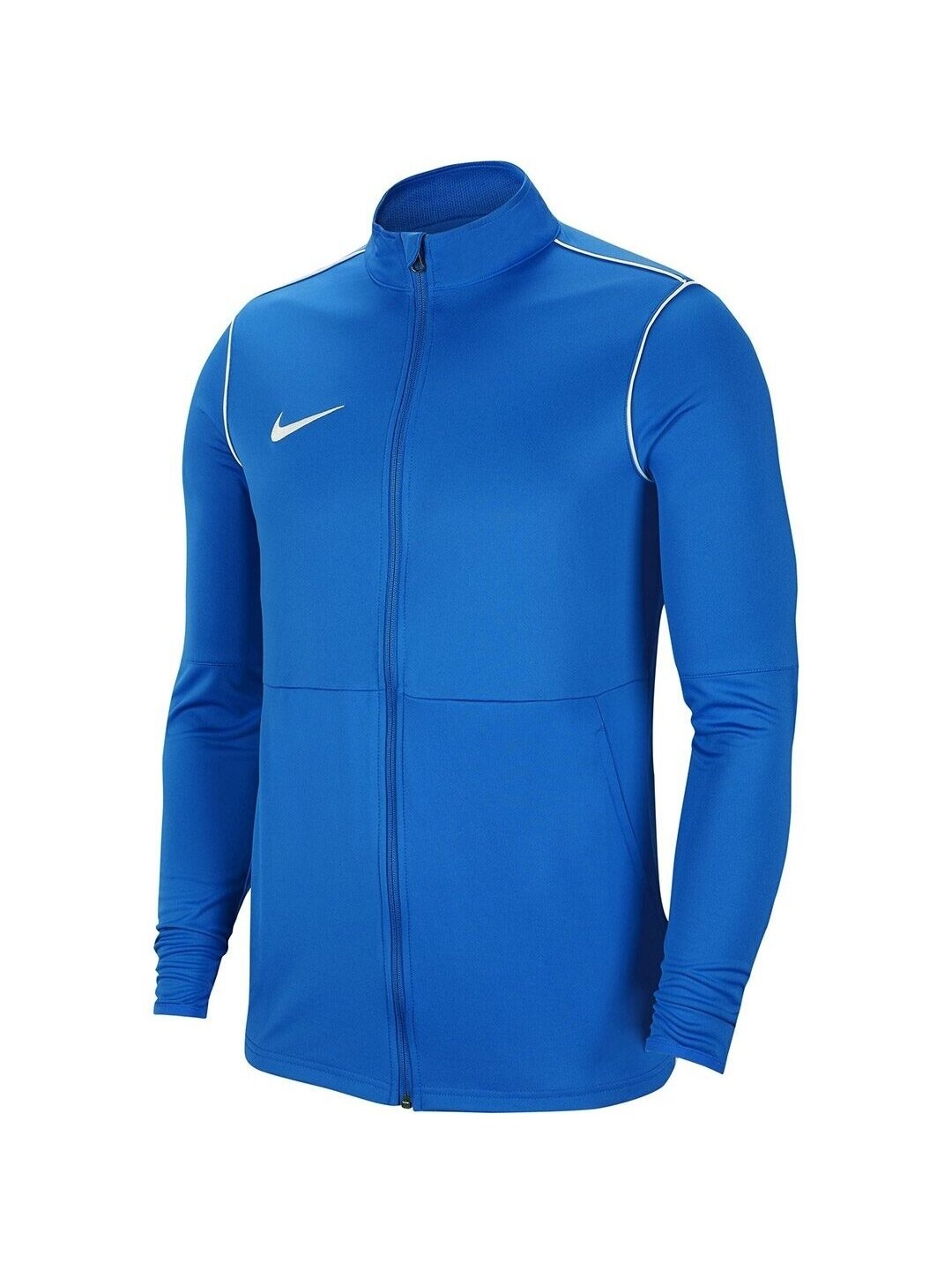 Nike Dry Park 20 TRK JKT K vyriški džemperiai mėlyni BV6885 463/FJ3022 463 Nike Dry Park 20 TRK JKT K vyriški džemperiai mėlyni BV6885 463/FJ3022 463