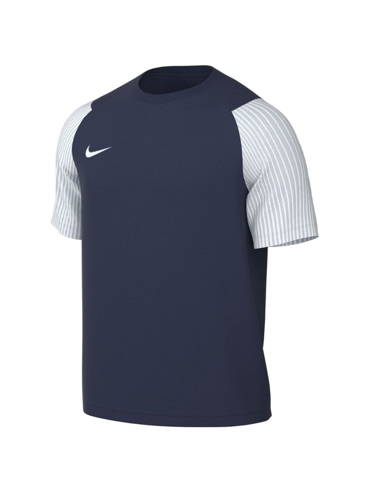 Nike Dri-Fit Academy II vyrams tamsiai mėlyna ir balta marškinėliai HV8160 411 Nike Dri-Fit Academy II vyrams tamsiai mėlyna ir balta marškinėliai HV8160 411