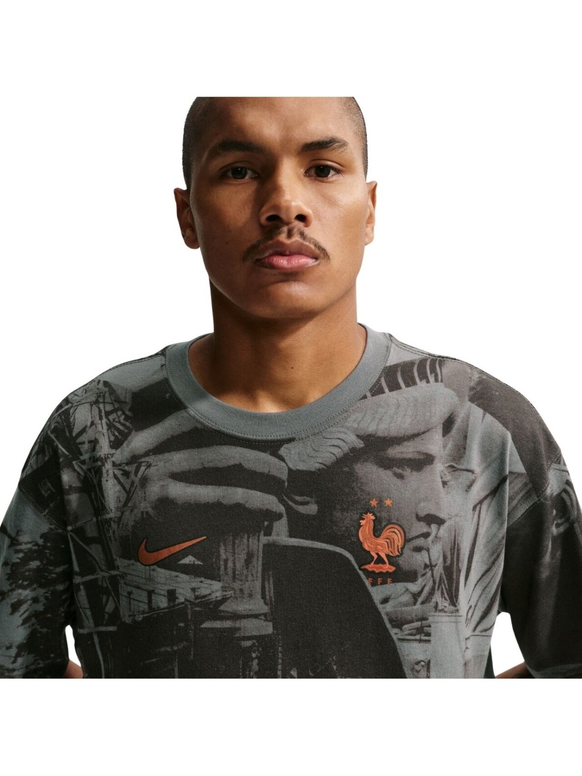 Nike FFF Iron marškinėliai vyrams pilki IQ2261 068 4