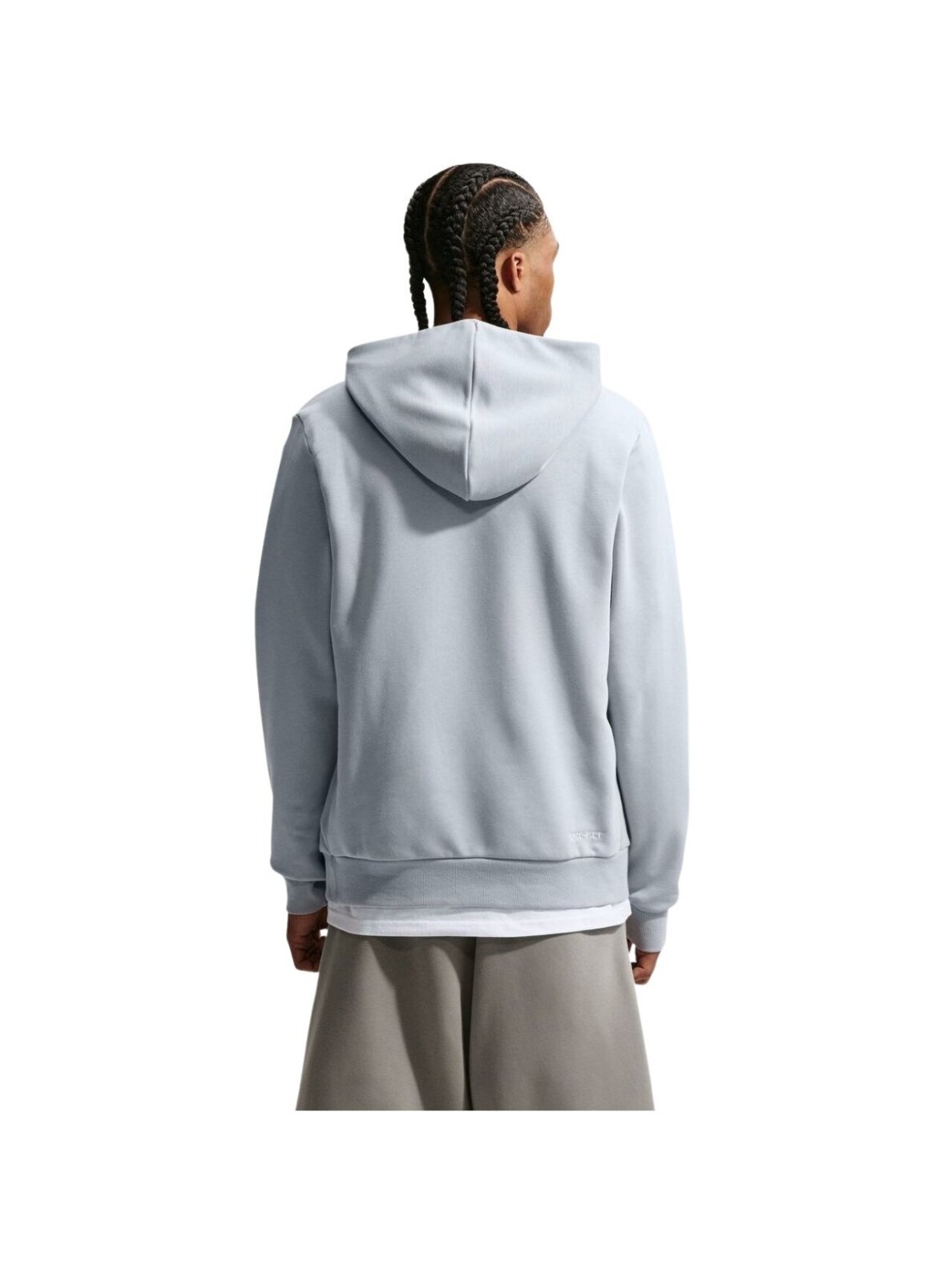 Nike vyrams džemperis su gobtuvu Dri-FIT Standard Issue Pull Over Hoodie šviesiai pilkas FD7734 012 1 Nike vyrams džemperis su gobtuvu Dri-FIT Standard Issue Pull Over Hoodie šviesiai pilkas FD7734 012 1