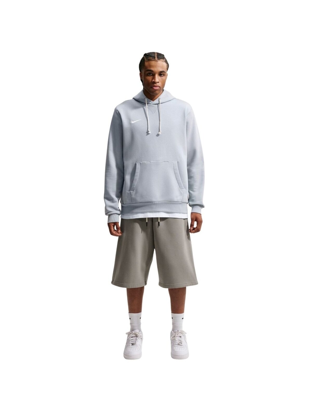 Nike vyrams džemperis su gobtuvu Dri-FIT Standard Issue Pull Over Hoodie šviesiai pilkas FD7734 012 6 Nike vyrams džemperis su gobtuvu Dri-FIT Standard Issue Pull Over Hoodie šviesiai pilkas FD7734 012 6
