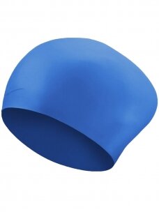 Nike plaukimo kepuraitė Os Long Hair Silikoninė mėlyna NESSA198-460