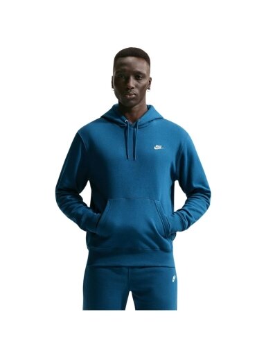 Nike Club BB džemperis vyrams su gobtuvu mėlynas FN3859 476