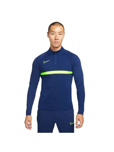 Nike Dri-Fit Academy 21 Dril Top vyriškas džemperis, tamsiai mėlynas CW6110 492