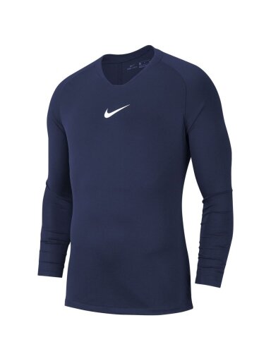 Nike Dry Park First Layer JSY LS vyriški marškinėliai, tamsiai mėlyni AV2609 410