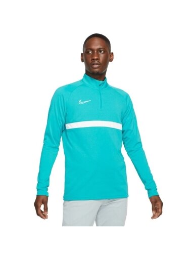 Nike Nk Df Academy21 Drill Top vyriški džemperiai mėlyni CW6110 356