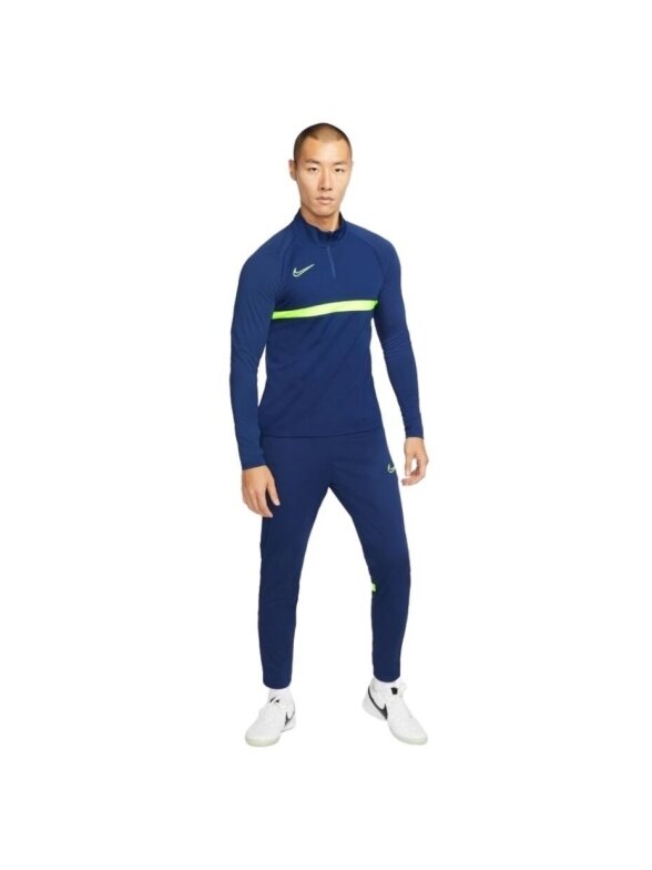 Nike Dri-Fit Academy 21 Dril Top vyriškas džemperis, tamsiai mėlynas CW6110 492 2