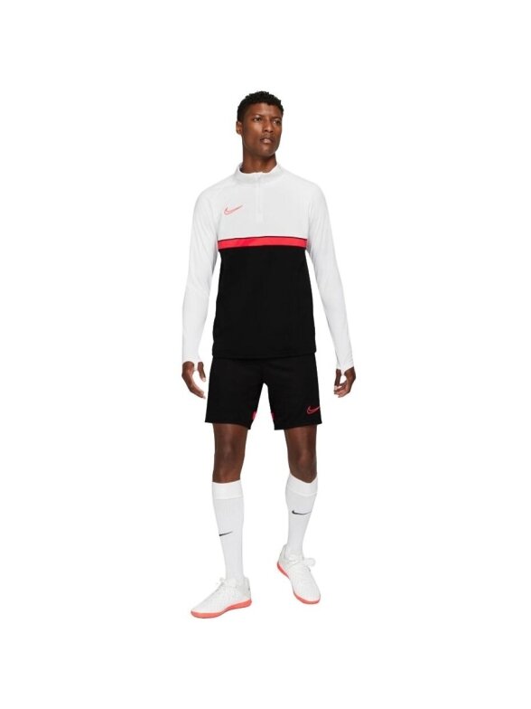 Nike Dri-FIT Academy 21 Drill Top vyriški džemperiai balti ir juodi CW6110 016 2