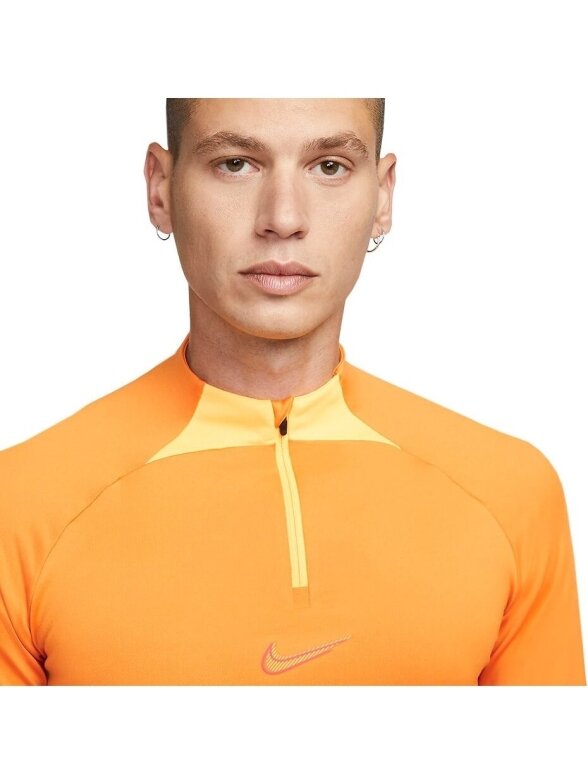 Nike Dri-Fit Strike Drill Top vyriški džemperiai oranžiniai DH8732 738 4