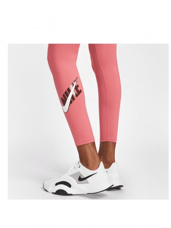 Nike leginsai moterims DD5371-662 rožiniai 2