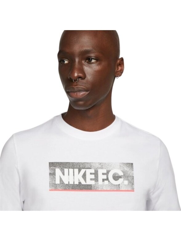 Nike NK Fc Tee Seasonal Block vyriški marškinėliai balti DH7444 100 3