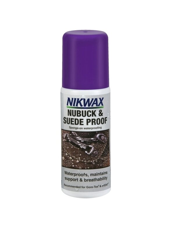 Nikwax impregnatorius Nubuck & Suede 125 ml NI-04 su kempine Nikwax impregnatorius Nubuck & Suede 125 ml NI-04 su kempine