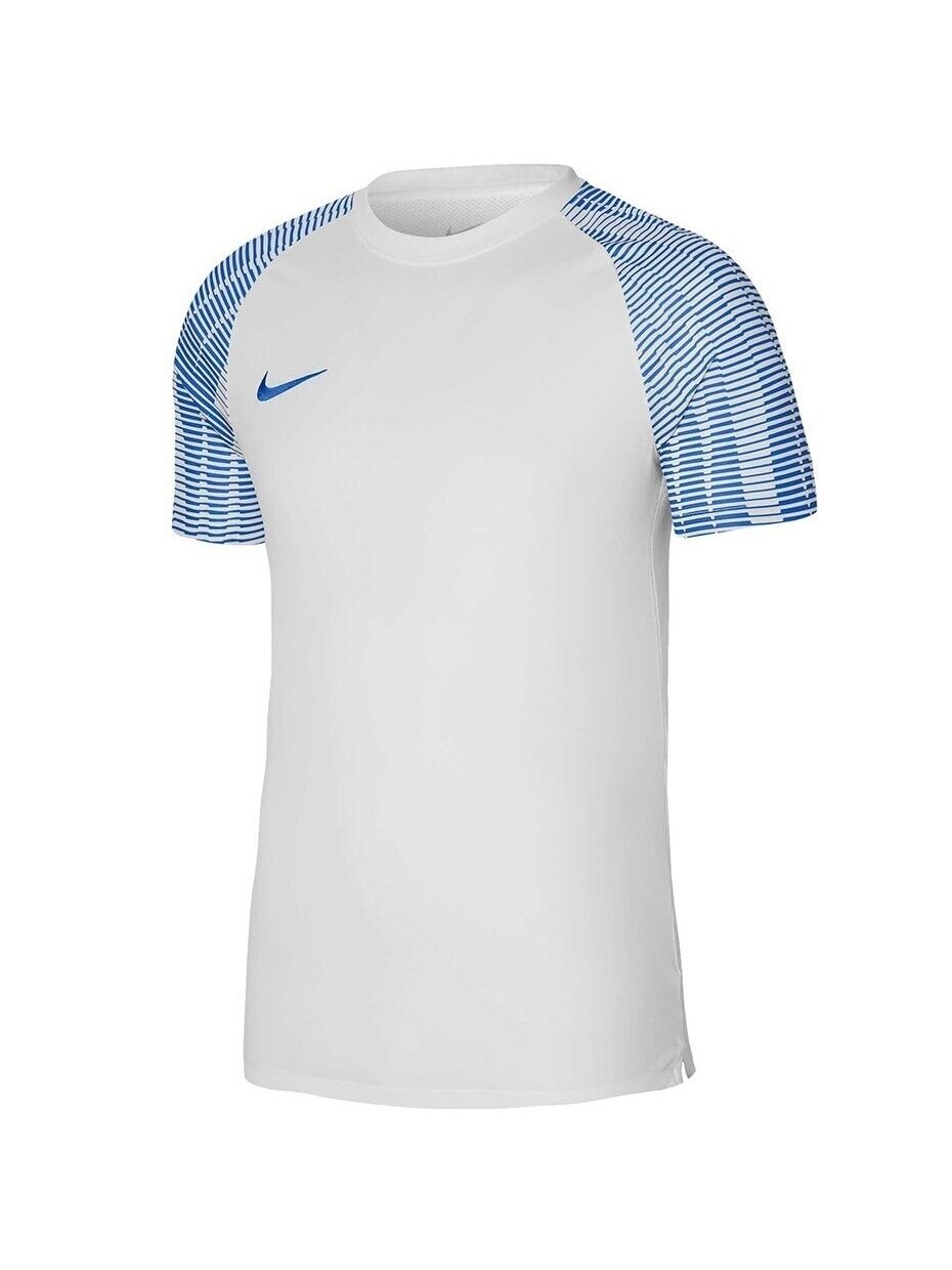 Nike Dri-FIT Academy JSY SS vyriški marškinėliai balti ir mėlyni DH8031 102