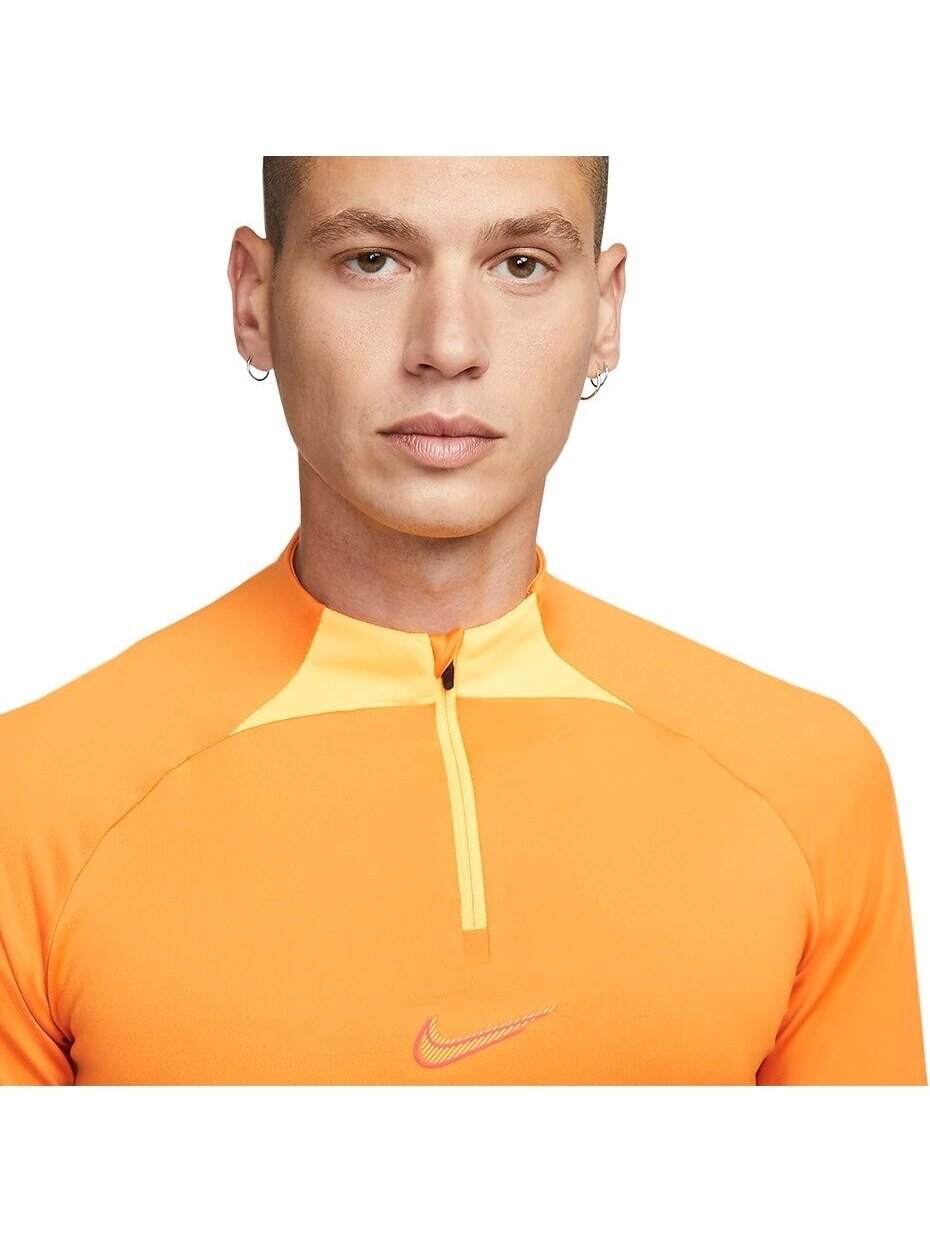 Nike Dri-Fit Strike Drill Top vyriški džemperiai oranžiniai DH8732 738 4