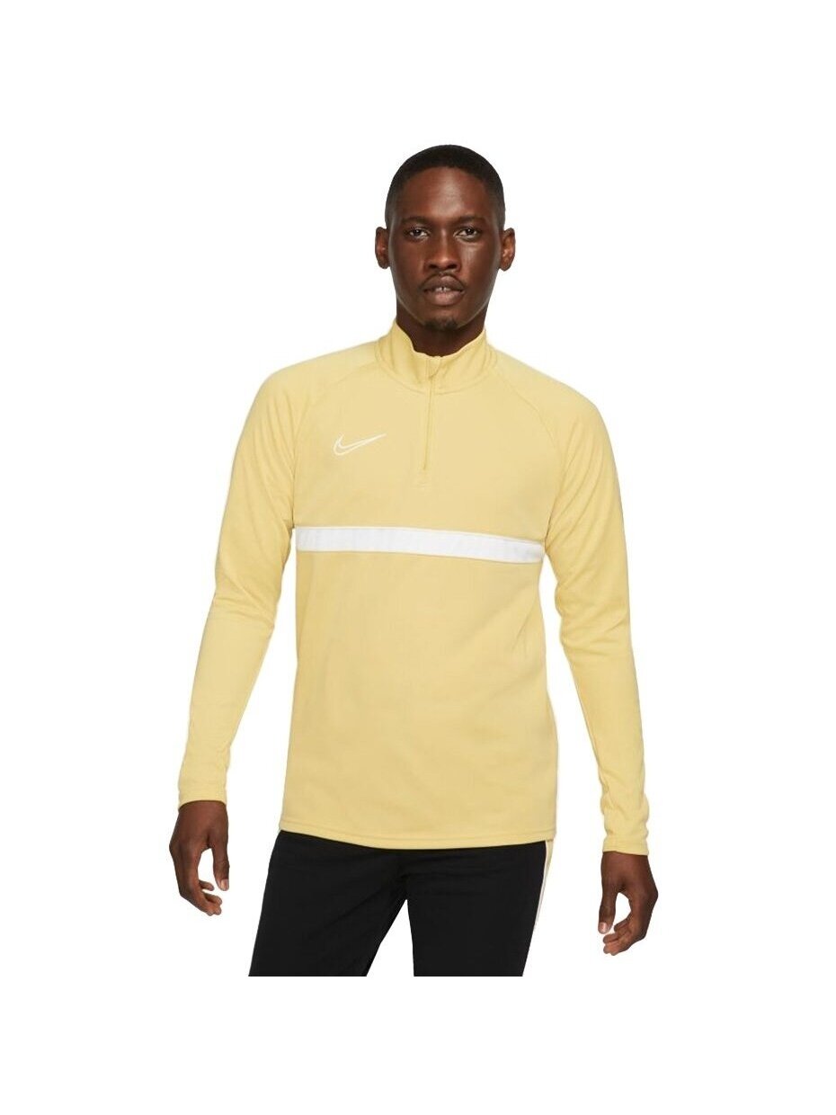 Nike NK Df Academy21 Drill Top vyriški džemperiai geltoni CW6110 700 1
