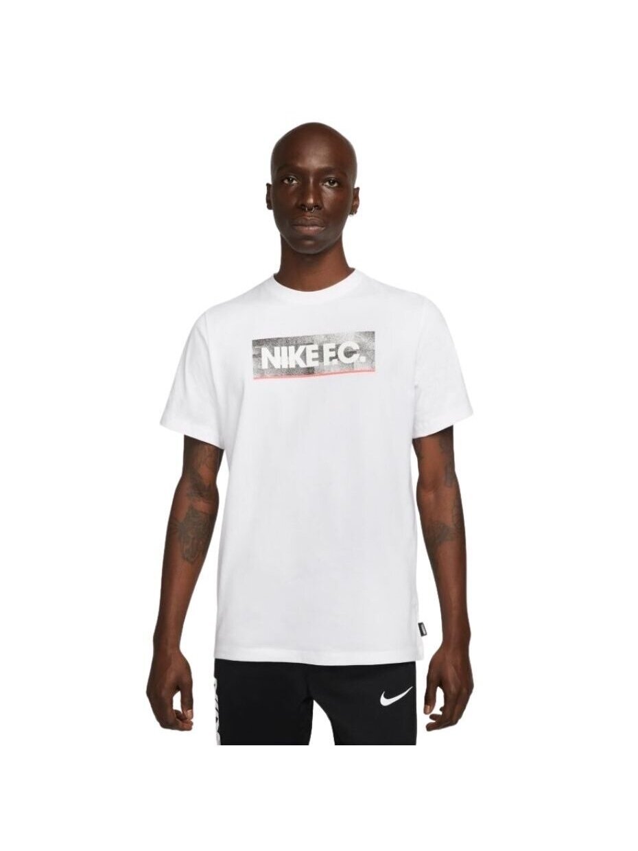 Nike NK Fc Tee Seasonal Block vyriški marškinėliai balti DH7444 100 1