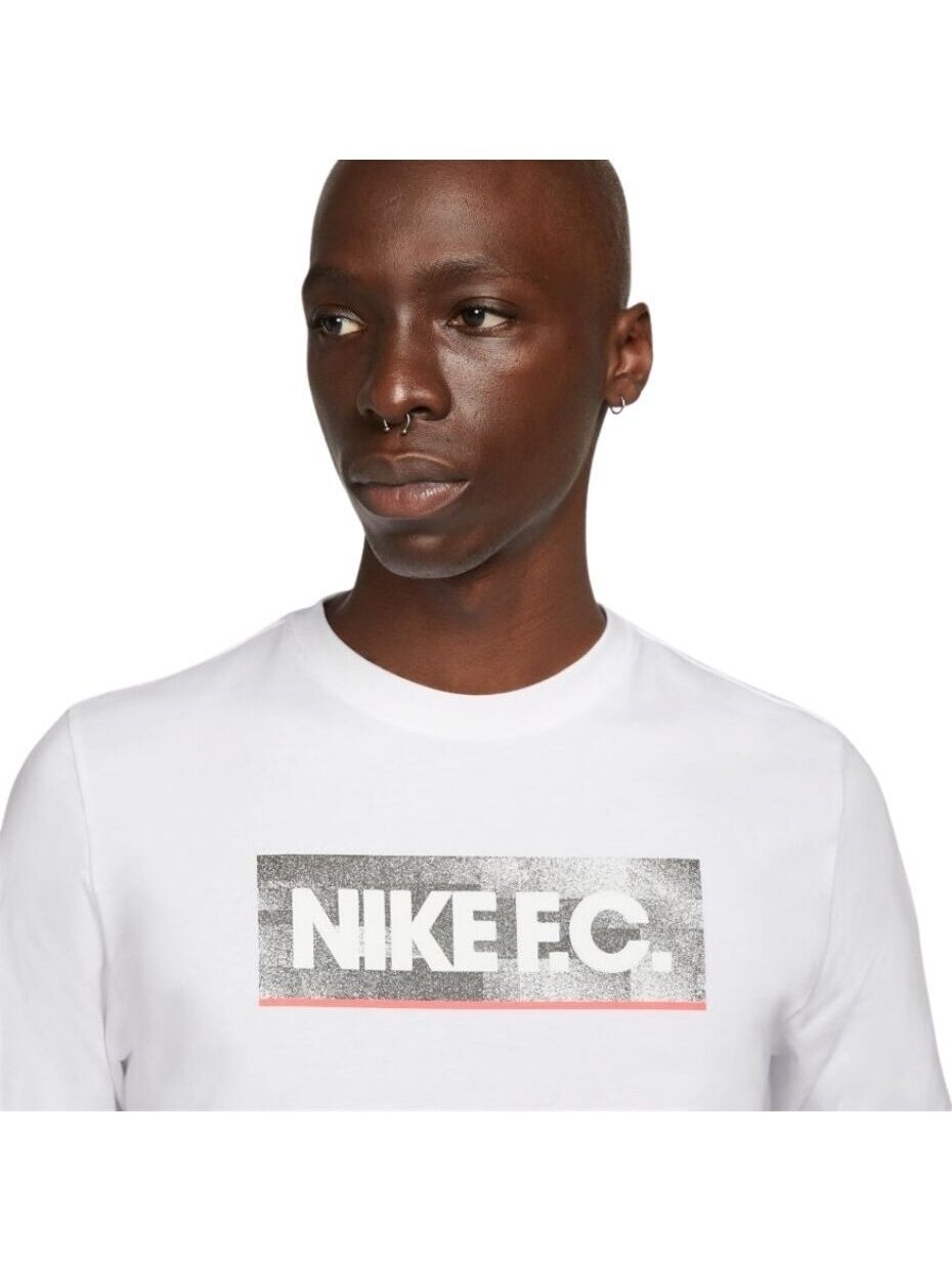 Nike NK Fc Tee Seasonal Block vyriški marškinėliai balti DH7444 100 3