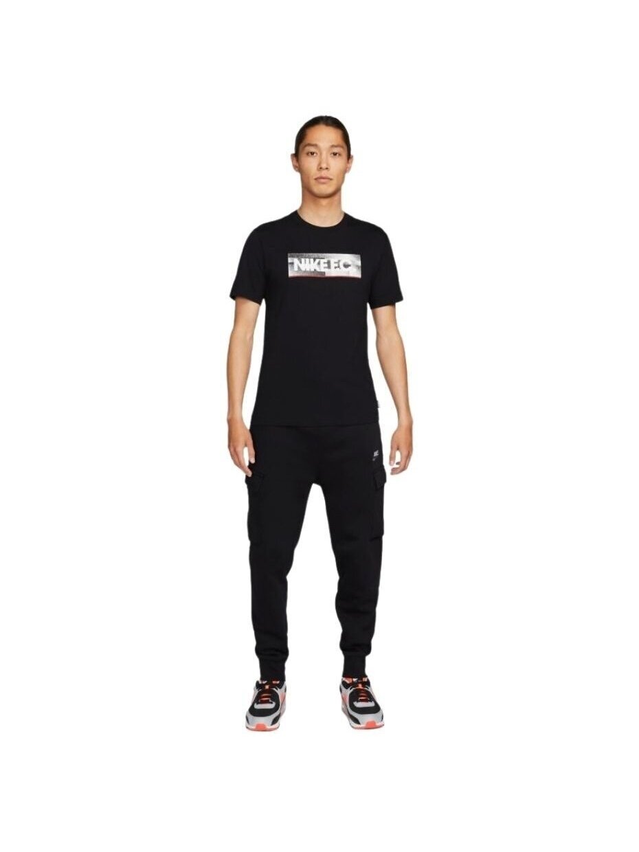 Nike NK Fc Tee Seasonal Block vyriški marškinėliai, juodi DH7444 010 4 Nike NK Fc Tee Seasonal Block vyriški marškinėliai, juodi DH7444 010 4