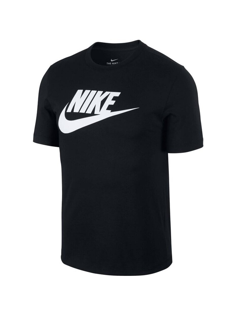 Nike Tee Icon Futura vyriški marškinėliai juodi AR5004 010 Nike Tee Icon Futura vyriški marškinėliai juodi AR5004 010