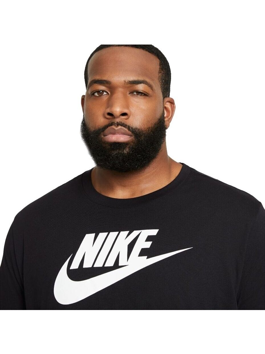 Nike Tee Icon Futura vyriški marškinėliai juodi AR5004 010 5