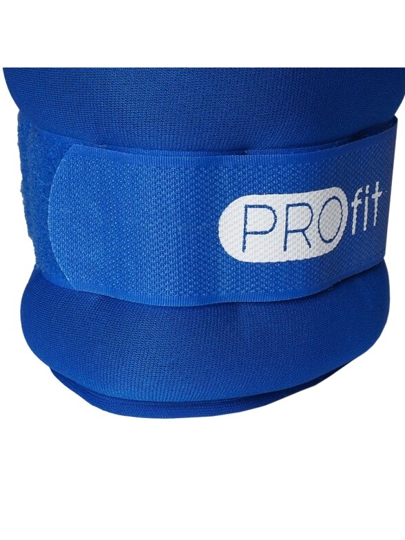 Svoriai rankoms ir kojoms Profit Evolution 2x2,5 kg mėlyna DK 3310 20