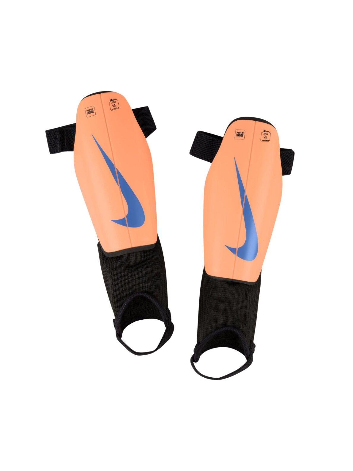 Nike Charge vaikiškos futbolo blauzdų apsaugos oranžinės spalvos DX4610 852 Nike Charge vaikiškos futbolo blauzdų apsaugos oranžinės spalvos DX4610 852