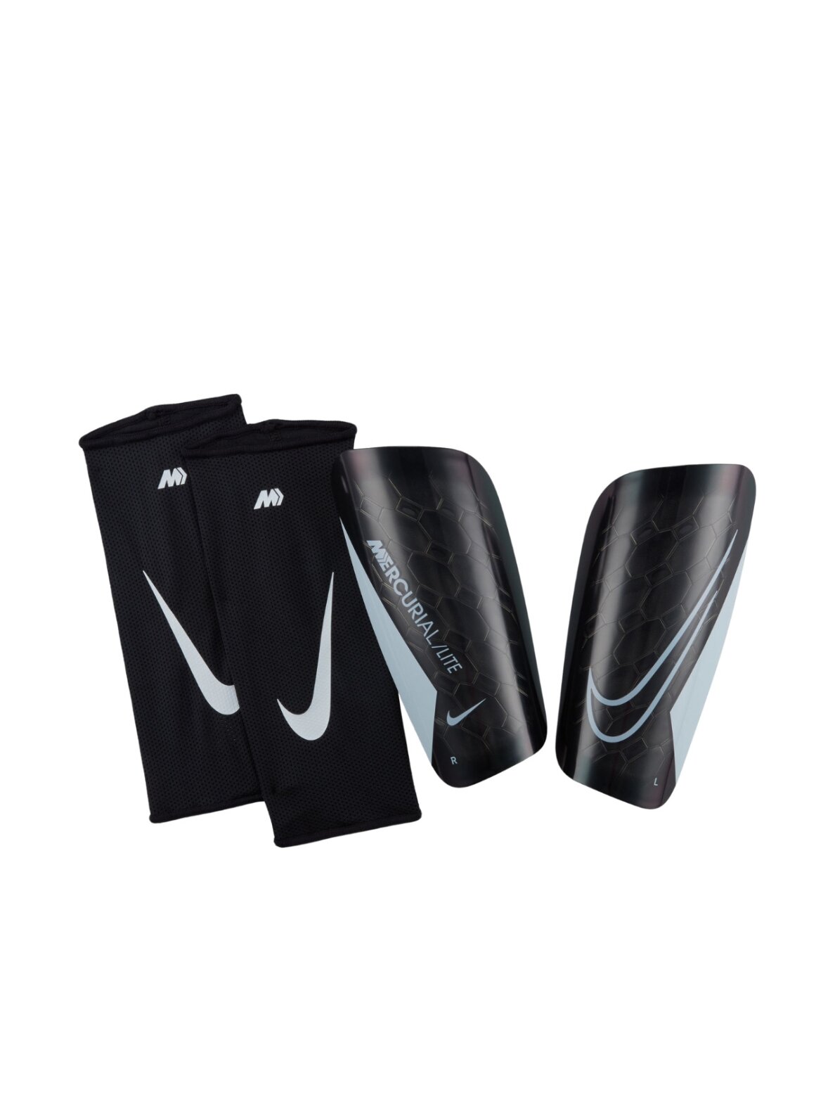Nike Mercurial Lite futbolo blauzdų apsaugos juodos DN3611 010