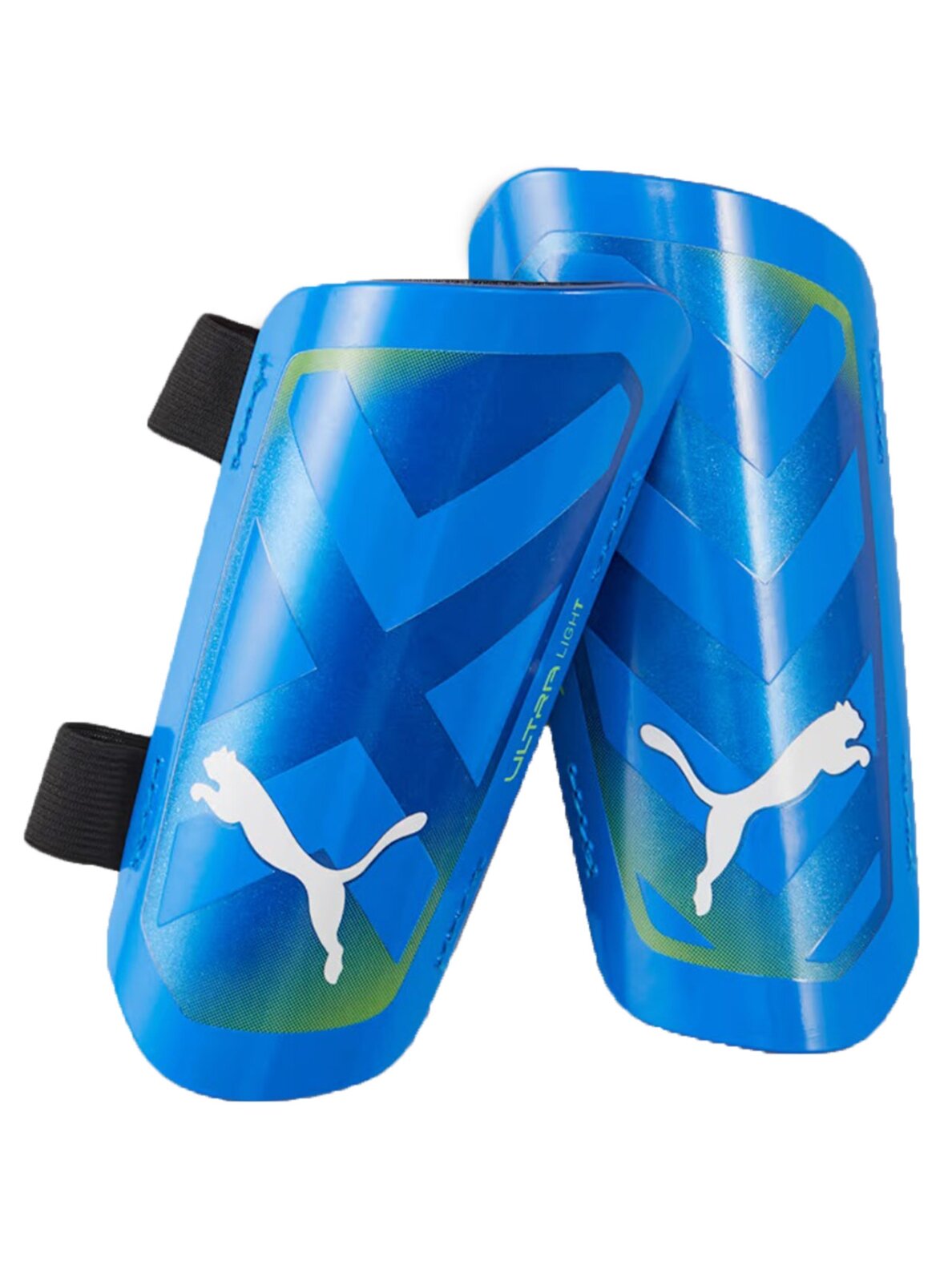 Puma Ultra Light Strap futbolo blauzdos apsaugos mėlynos spalvos 30875 06