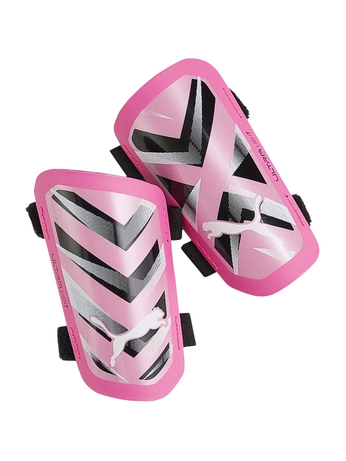 Puma Ultra Light Strap futbolo blauzdų apsaugos rožinės ir baltos spalvos 30875 08