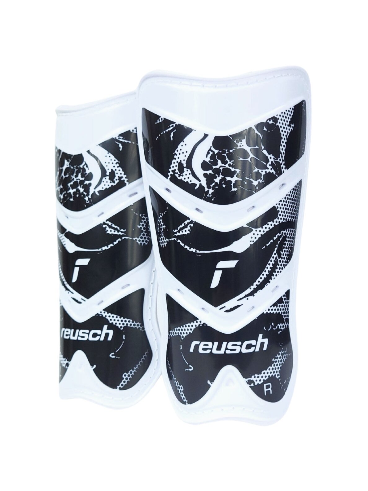 Reusch Shinguard Attrakt Lite futbolo blauzdos apsaugos baltos ir juodos spalvos 5377045 7701 Reusch Shinguard Attrakt Lite futbolo blauzdos apsaugos baltos ir juodos spalvos 5377045 7701