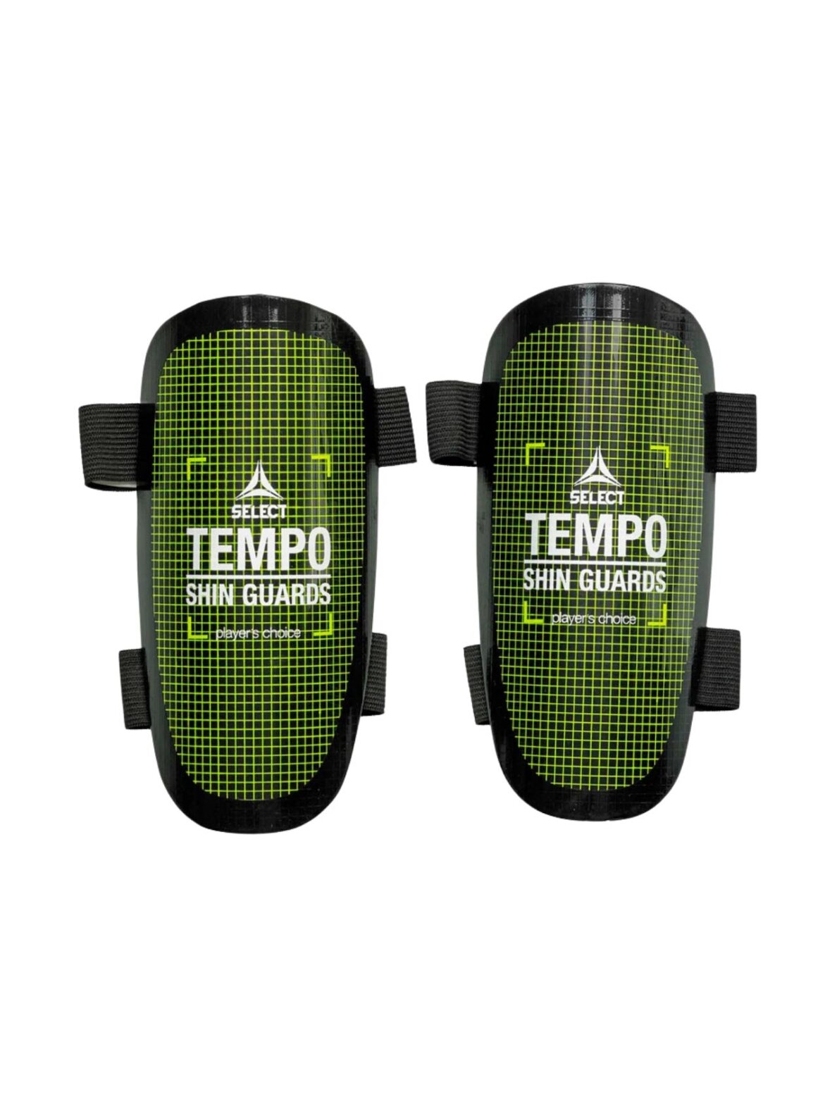 Select Tempo v25 futbolo apsaugos juodos-žalios spalvos 18873 Select Tempo v25 futbolo apsaugos juodos-žalios spalvos 18873