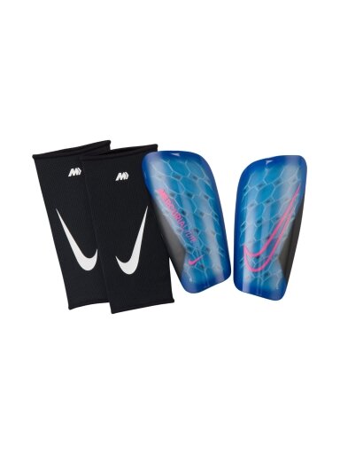 Nike Mercurial Lite futbolo apsaugos mėlynos DN3611 458