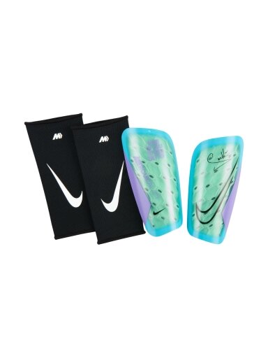 Nike futbolo blauzdų apsaugos Mercurial Lite „Sam Kerr“, mėtos-juodos spalvos, IV6100 342