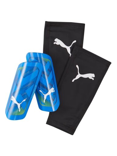 Puma Ultra Flex Sleeve futbolo apsaugos mėlynos spalvos 030871 06