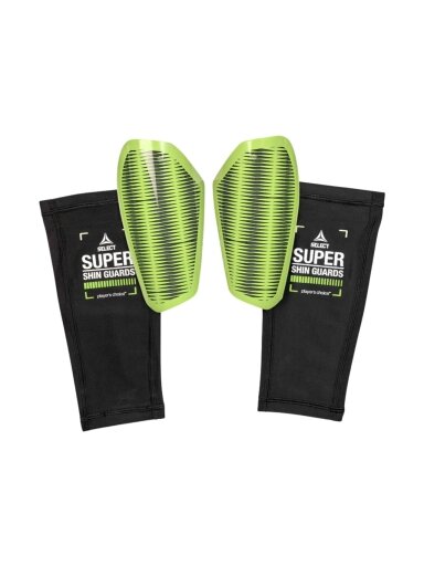 Select Super v25 futbolo apsaugos žaliai-juodos 18876