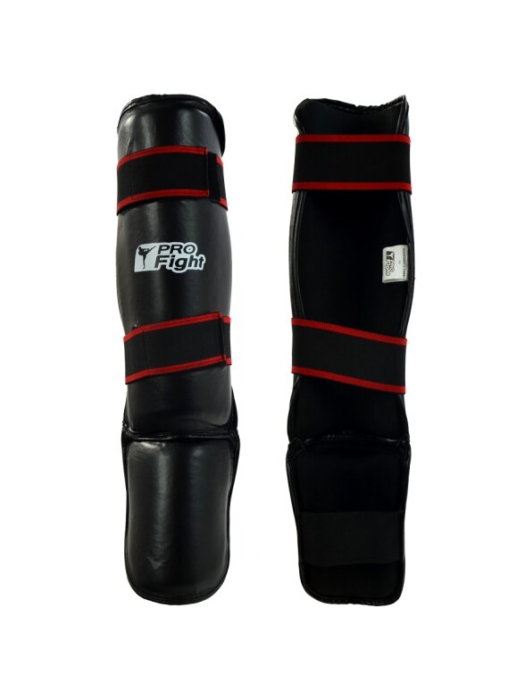 Profight Step 1038 PU Blauzdos ir Pėdos Apsaugos Juodos Profight Step 1038 PU Blauzdos ir Pėdos Apsaugos Juodos