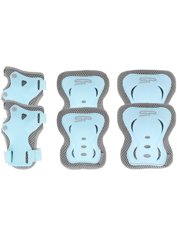 Spokey Shield pačiūžų apsaugos mėlynai pilkos spalvos 940928-940929-940927 Spokey Shield pačiūžų apsaugos mėlynai pilkos spalvos 940928-940929-940927
