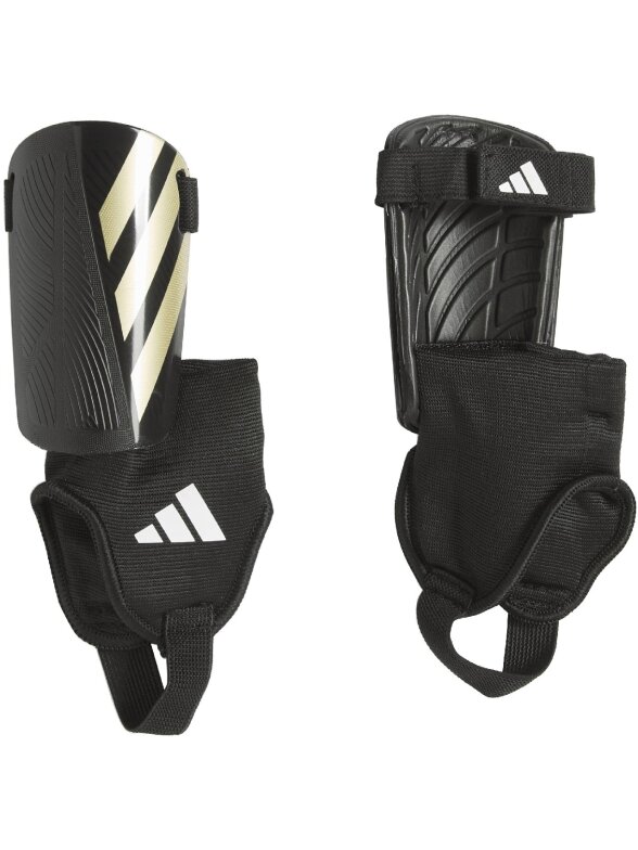 Adidas Tiro Match Club Junior futbolo blauzdų apsaugos juodos IP3996 Adidas Tiro Match Club Junior futbolo blauzdų apsaugos juodos IP3996
