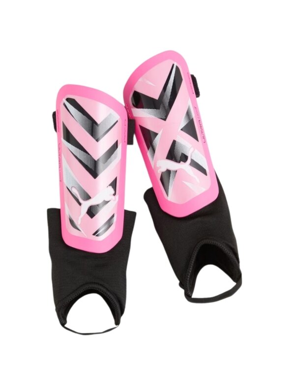 Puma Ultra Light Futbolo blauzdų apsaugos rožinės ir baltos spalvos 30874 08 Puma Ultra Light Futbolo blauzdų apsaugos rožinės ir baltos spalvos 30874 08