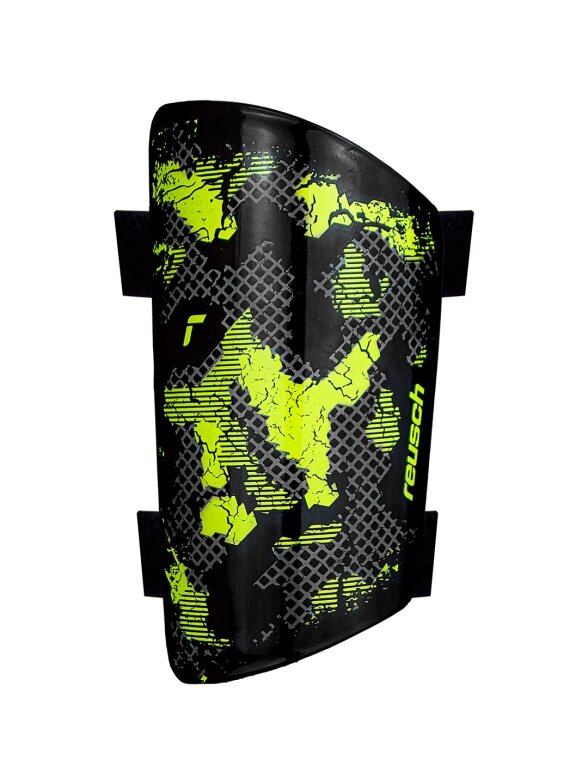 Reusch Perform Shinguard futbolo blauzdų apsaugos žalia ir juoda 5377047 7752