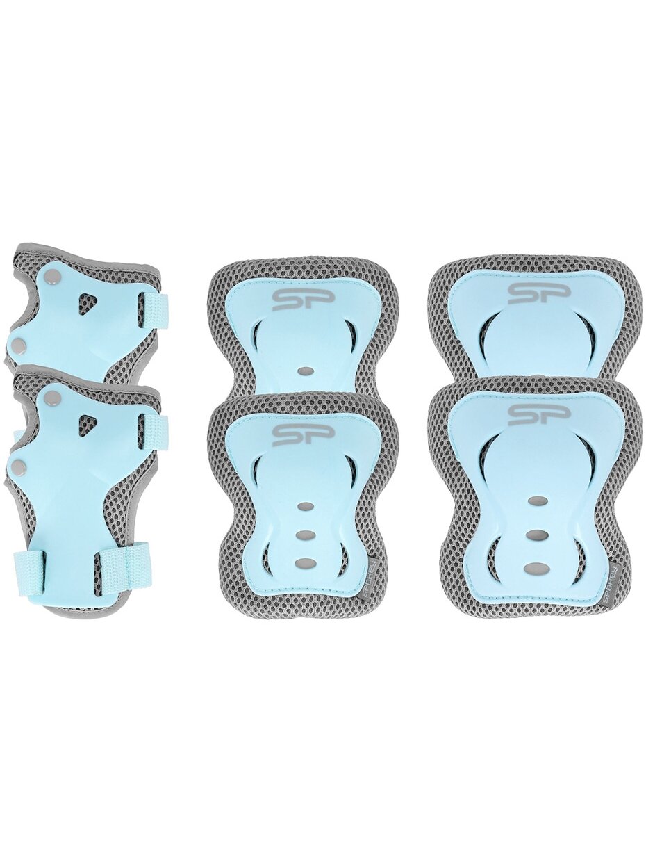 Spokey Shield pačiūžų apsaugos mėlynai pilkos spalvos 940928-940929-940927