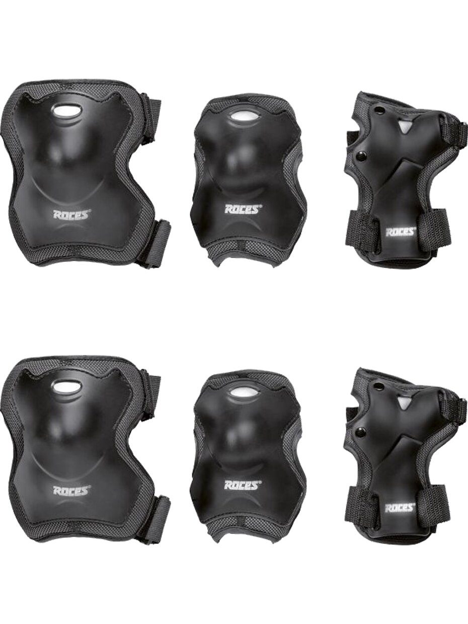 Roces Superbasic riedučių apsaugos, juodos 301275 Roces Superbasic riedučių apsaugos, juodos 301275