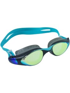 Crowell GS23 Splash Mirror vaikiški plaukimo akiniai, pilki ir turkio spalvos
