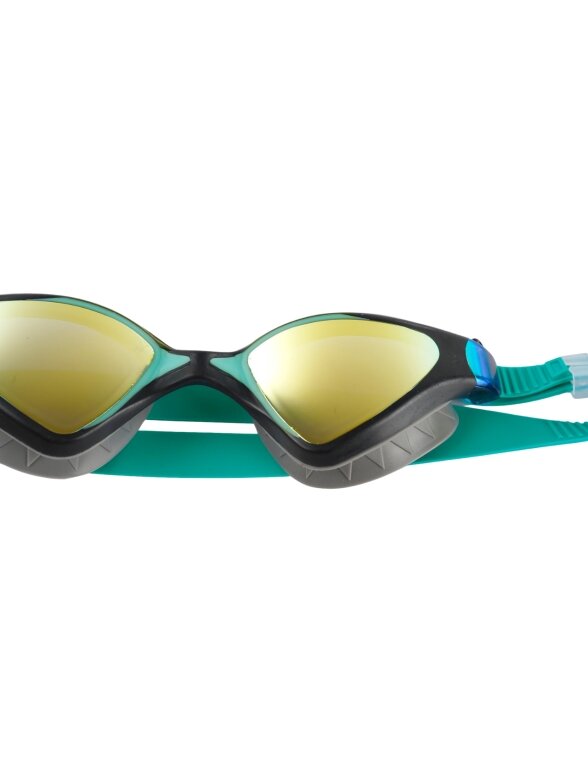 Crowell GS20 Flo Mirror plaukimo akiniai pilka-žalia 3