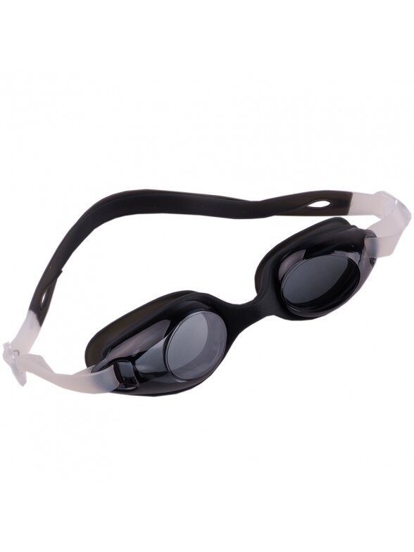 Crowell vaikiški plaukimo akiniai Sandy juodai balti